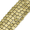 Electroplate Non-magnetic Synthetic Hematite Beads Strands G-S352-69-1