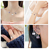 28Pcs 7 Colors Electroplate Glass Charms PALLOY-TAC0233-8
