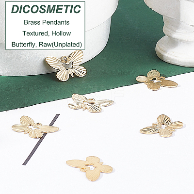 100Pcs Brass Pendants KK-DC0001-42-1