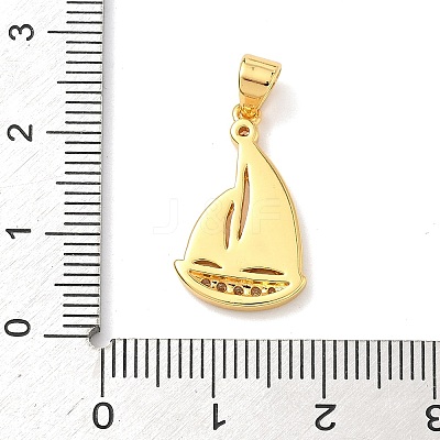 Brass Enamel Pendants KK-H534-05G-01-1