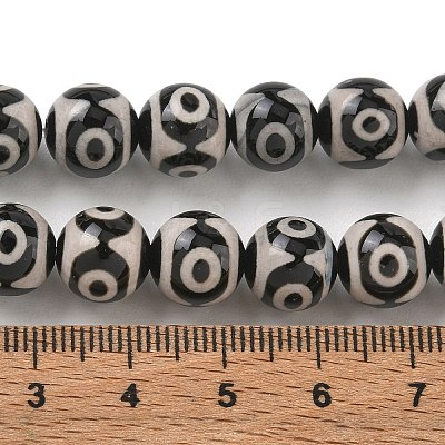 Tibetan Style dZi Beads Strands GG-CBA3DA1-06-1