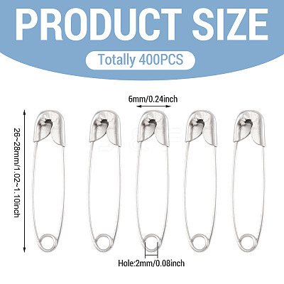 400Pcs Iron Safety Pins TOOL-TA0001-16-1