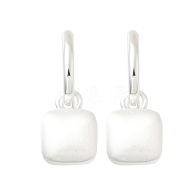 Brass Pendants Hoop Earrings EJEW-B120-08S-02-1