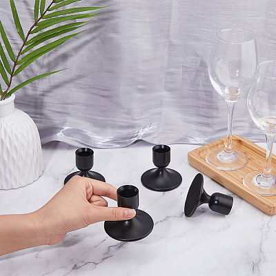 Iron Candle Holders FIND-WH0427-90EB-1