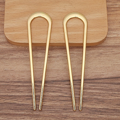 Alloy U-shaped Hair Forks PW-WGBD216-02-1