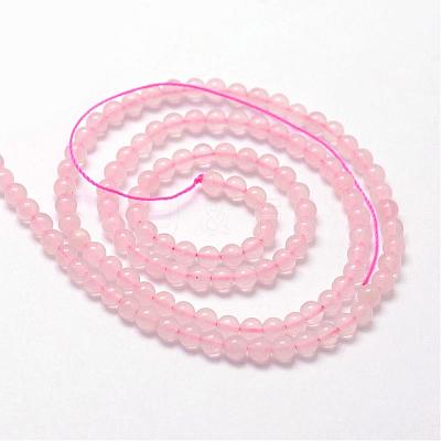 Natural Rose Quartz Beads Strands G-N0195-04-2mm-1