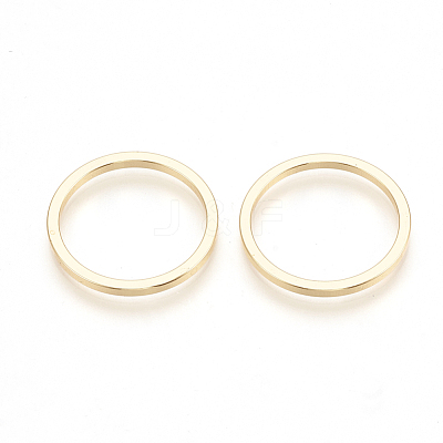 Brass Linking Rings KK-T020-54G-1