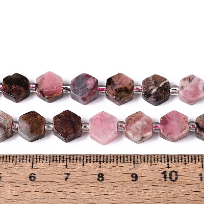 Natural Rhodonite Beads Strands G-P534-A16-02-1