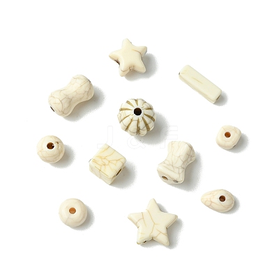 Acrylic Imitation Bone Beads OACR-CJC0022-004-1
