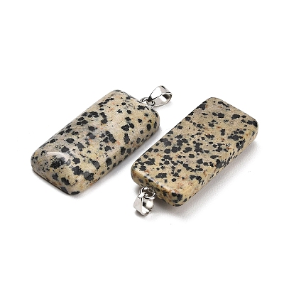 Natural Dalmatian Jasper Pendants GG-CBAA0EE-01P-09-1