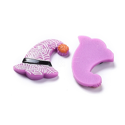 Halloween Theme Opaque Resin Cabochons RESI-D0003-12A-1