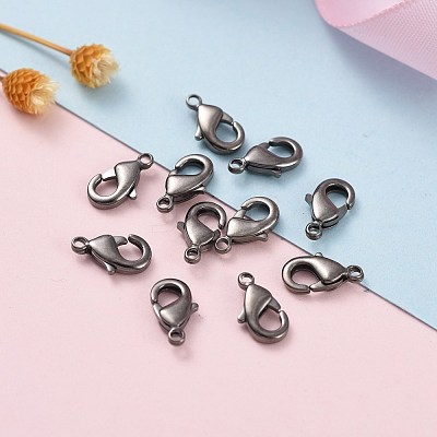 Brass Lobster Claw Clasps KK-901-B-NF-1