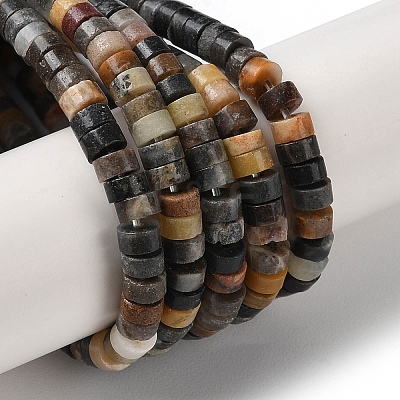 Natural Flower Amazonite Beads Strands X-G-E612-A02-B-1