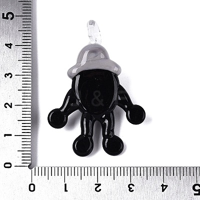 Handmade Lampwork Pendants LAMP-N034-21A-1