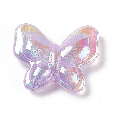 Opaque Acrylic Beads X-OACR-C009-02-1