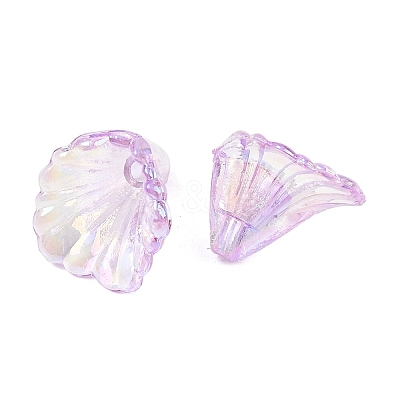 Transparent Acrylic Bead Caps OACR-G054-03K-1
