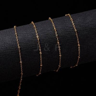 Ion Plating(IP) 304 Stainless Steel Cable Chains CHS-K004-13G-0.4mm-1