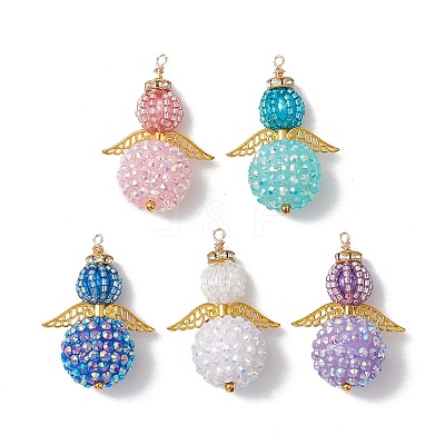 Seed Beads Alloy Pendants PALLOY-MZ00284-1