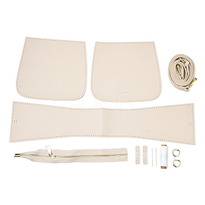 DIY PU Leather Crossbody Bag Making Kits FB-CBA9065-02-1