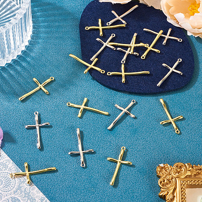 20Pcs 2 Colors Rack Plating Alloy Pendants FIND-TA0007-95-1