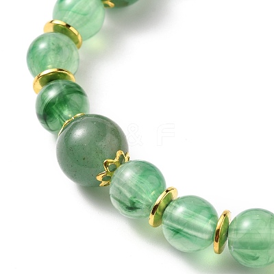 Multi-layered Stretch Beaded Bracelets Sets BJEW-JB05755-03-1