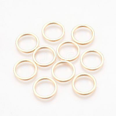 Brass Linking Rings X-KK-T020-54G-1