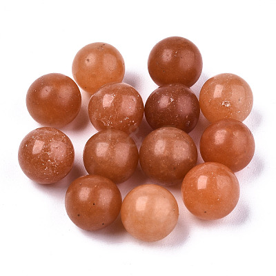 Natural Red Aventurine Beads G-R483-09B-8mm-1