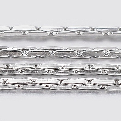 Tarnish Resistant 304 Stainless Steel Boston Link Chains CHS-K007-03A-1