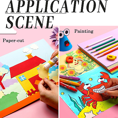 50Pcs A4 Craft Paper Cardstock DIY-SP0003-11C-1