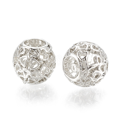 Alloy European Beads PALLOY-T048-29P-1