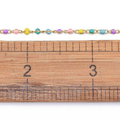 3.28 Feet 304 Stainless Steel Enamel Twisted Chains X-STAS-R100-40A-1
