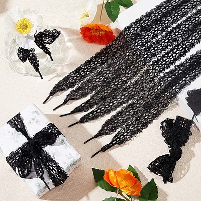 4 Pairs 2 Style Nylon Lace Shoe Laces FIND-GF0004-82B-1