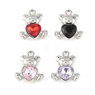 Alloy Rhinestone Pendants ALRI-L052-05P-1