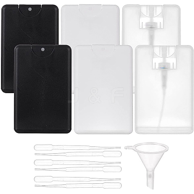 DIY 18 Sets 3 Style Plastic Spray Bottles DIY-BC0004-98-1