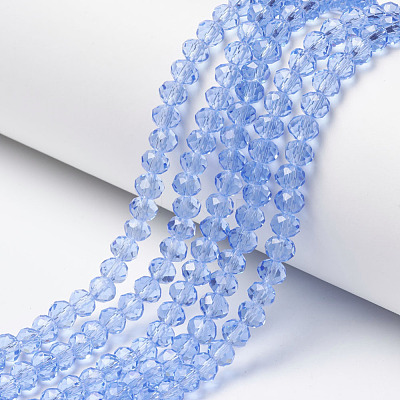 Glass Beads Strands X-EGLA-A034-T6mm-D14-1
