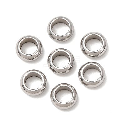 Tarnish Resistant Ring 304 Stainless Steel Spacer Beads STAS-N020-11-5mm-1