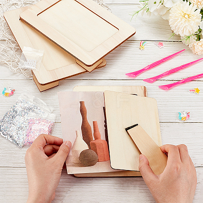 DIY Photo Frame Making Kit DIY-OC0010-44-1