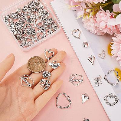 84PCS 14Style Tibetan Style Alloy Pendants TIBE-SC0009-24-1