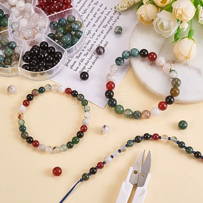 280Pcs 7 Style Natural Gemstone Beads G-SZ0002-04B-1