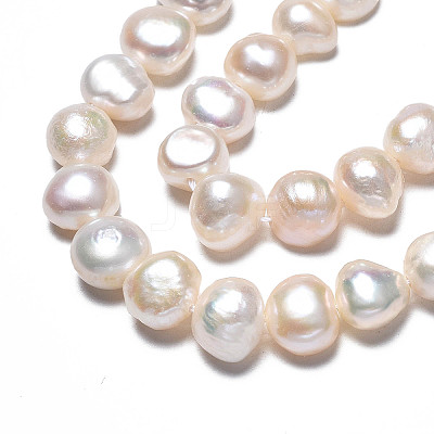 Natural Cultured Freshwater Pearl Beads Strands X-PEAR-N014-08A-1