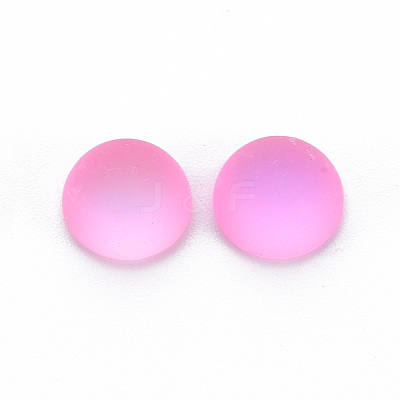 Electroplate Resin Cabochons CRES-Q216-002-1