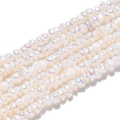 Natural Cultured Freshwater Pearl Beads Strands PEAR-N015-02C-1