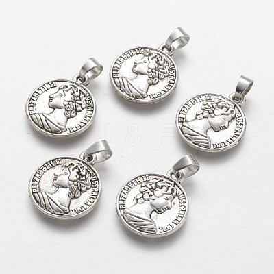 Tibetan Style Alloy Pendants PALLOY-F133-06AS-1