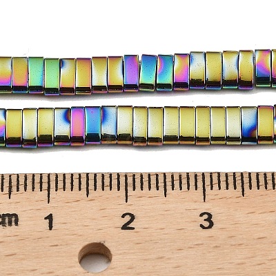 Electroplated Non-magnetic Synthetic Hematite Beads Strands G-G089-A02-06-1