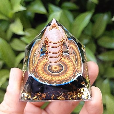 Orgonite Pyramid Resin Energy Generators PW-WG77CDA-01-1