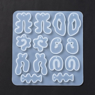 DIY Irregular Shape Pendant Silicone Molds LS-DIY-F134-05C-1