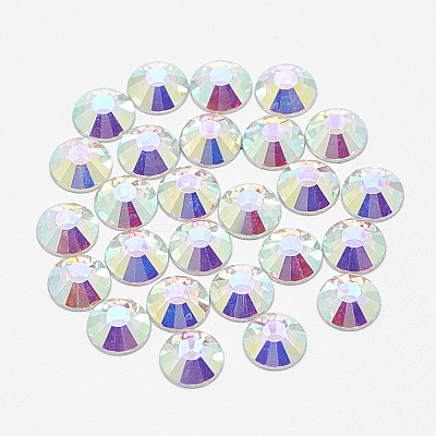 Flat Back Glass Rhinestone Cabochons RGLA-T090-SS20-02-1