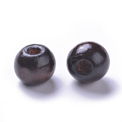 Dyed Natural Wood Beads WOOD-Q006-12mm-06-LF-1