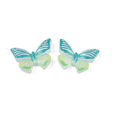 Translucent Printed Resin Cabochons CRES-N021-107B-1