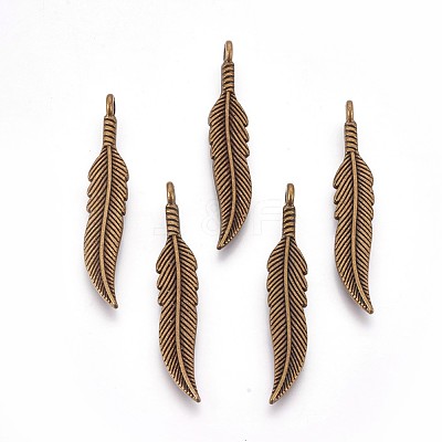 Tibetan Style Alloy Pendants TIBEP-Q064-43AB-NR-1